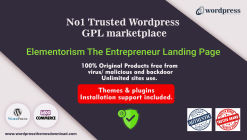 Elementorism The Entrepreneur Landing Page