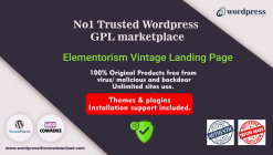 Elementorism Vintage Landing Page