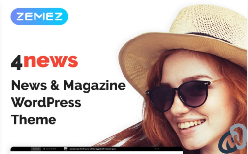 4News News Magazine Elementor WordPress Theme