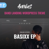 Avenus Music One Page Modern Elementor WordPress Theme