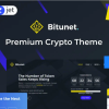 Bitunet Cryptocurrency Elementor WordPress Theme