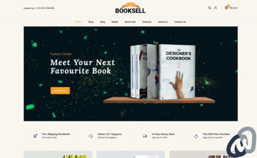 Booksell Books Stationery Store WooCommerce Theme