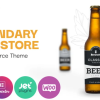 Brewerly Engaging And Multifunctional Beer Shop Template WooCommerce Theme