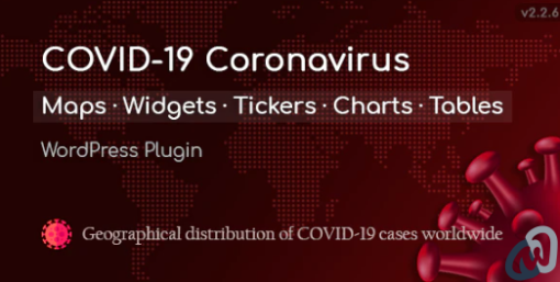 COVID 19 Coronavirus — Live Map Widgets for WordPress