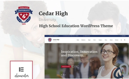 Cedar High University WordPress Theme