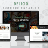 Delicio Restaurant WordPress Template Kit