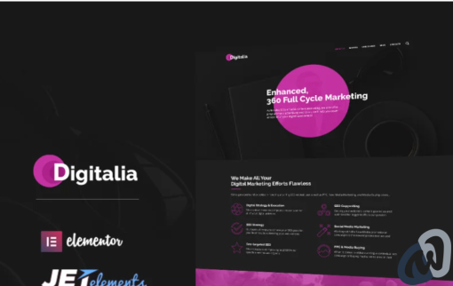 Digitalia Digital Agency WordPress Theme