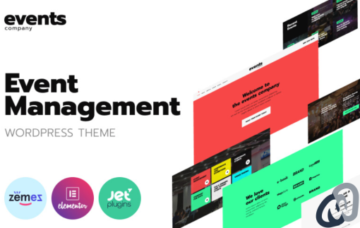 Events company Innovative Template For Event Management Website WordPress Theme 1
