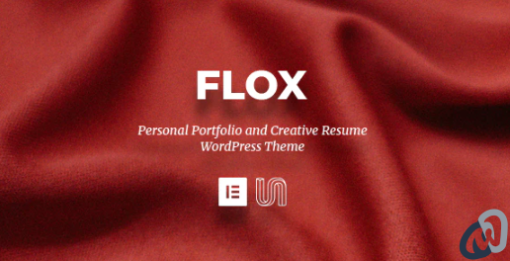 FLOX Personal Portfolio Resume WordPress Theme