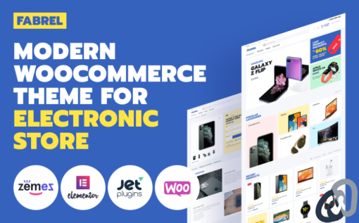 Fabrel Electronics Store Online WooCommerce Theme 1