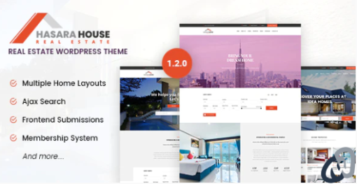 Hasara House Real Estate Responsive WordPress Theme
