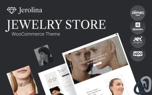 Jerolina Glossy Jewelry Watches Online Store WooCommerce Theme 1