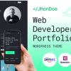 Jhon Doe Contemporary Web Developer WordPress Theme