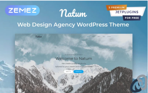 Natum Web Design Multipurpose Modern Elementor WordPress Theme 1