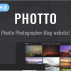 Photto Photographer Blog Elementor WordPress Theme
