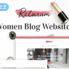 Relarum Women Blog Multipurpose Classic Elementor WordPress Theme