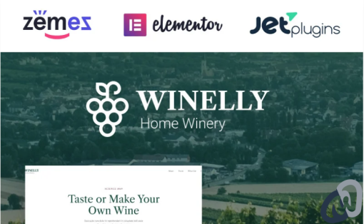 Winelly Wine Tasting Theme with Elementor WordPress Theme