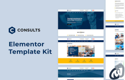Consults Business Elementor Template Kit