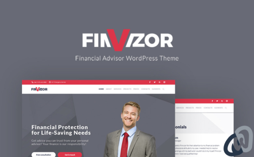 FinVisor Business Consultant WordPress Theme