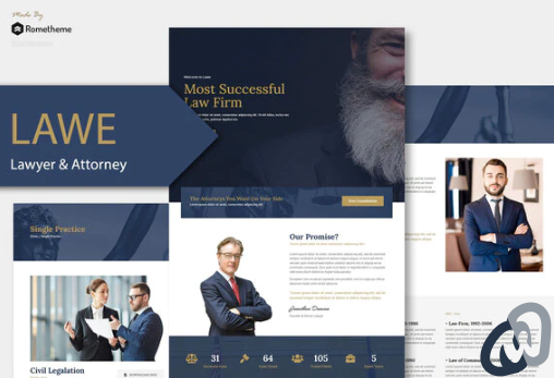 LAWE Lawyer and Attorney Template Kit