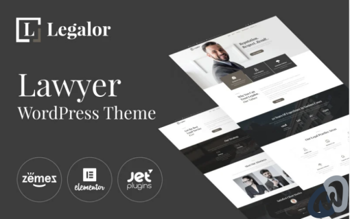 Legalor Lawyer Elementor WordPress Theme