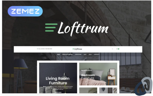 Lofttrum Furniture Online Shop Elementor WooCommerce Theme