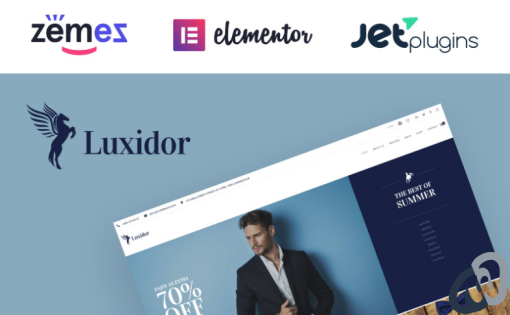 Luxidor Accessories and Apparel Fashion Elementor WooCommerce Theme