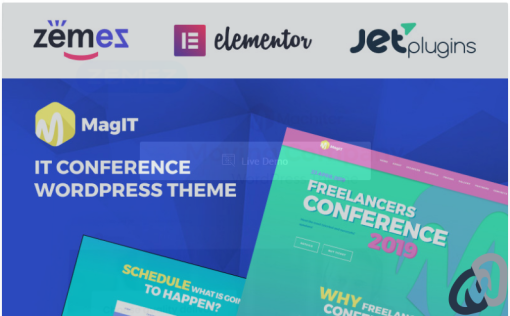 MagIT IT Conference Elementor WordPress Theme