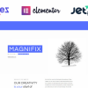 Magnifix Minimal Parallax WordPress Theme