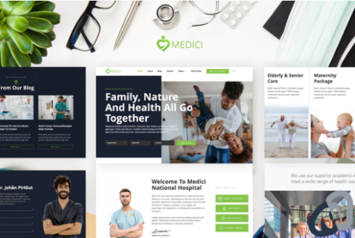 Medici Hospital Health Services Template Kit