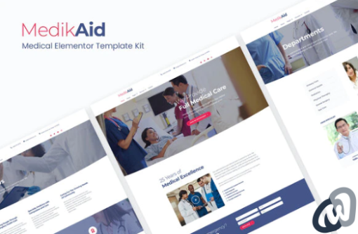 MedikAid Medical Healthcare Elementor Template Kit