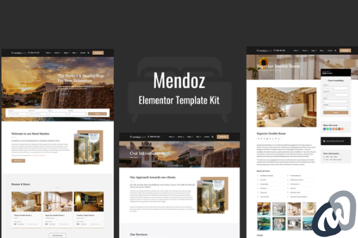 Mendoz Hotel Travel Template Kit