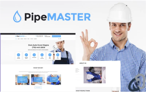 PipeMaster Plumbing Services WordPress Theme