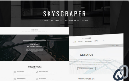 Skyscraper Architecture And Construction WordPress Theme