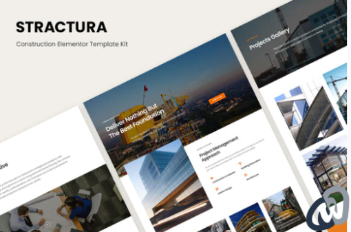 Stractura Construction Elementor Template Kit