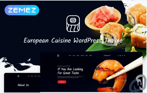 European Cuisine WordPress Theme