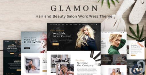 Glamon Salon Barber Shop Theme