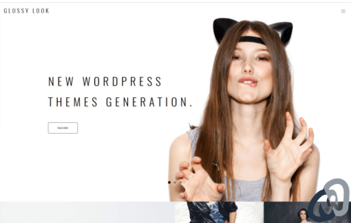 Glossy Look Lifestyle Fashion Blog WordPress Theme