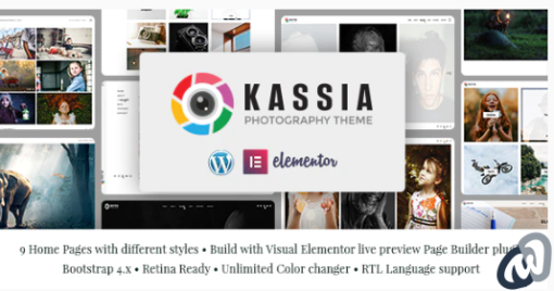 Kassia Photography WordPress Theme 1