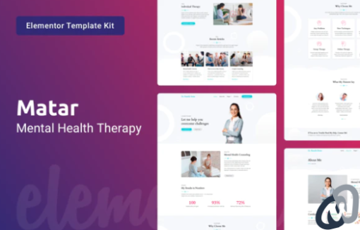 Matar — Mental Health Therapy Template Kit