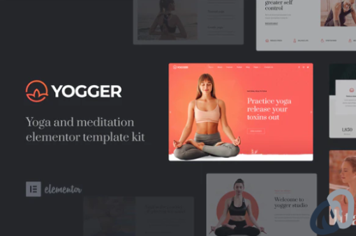 Yogger Meditation and Yoga Elementor Template Kit