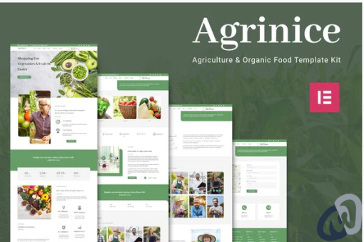Agrinice Agriculture and Organic Food Template Kit