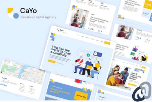 CaYo Creative Agency Elementor Template Kit