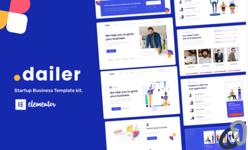 Dailer Startup Elementor Template Kit
