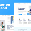 Doctor on Demand – Online Consultations Elementor Template Kit