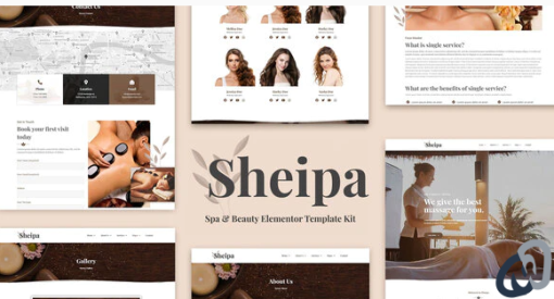 Sheipa Spa Beauty Elementor Template Kit