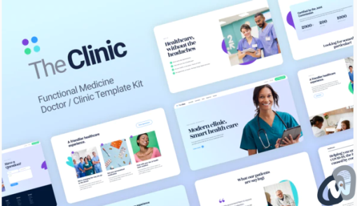 The Clinic Health Medical Elementor Template Kit