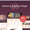 Vihara Ashram Oriental Buddhist Temple Elementor Template Kit