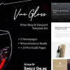 Vine Gloss Wine Shop Vineyard Template Kit