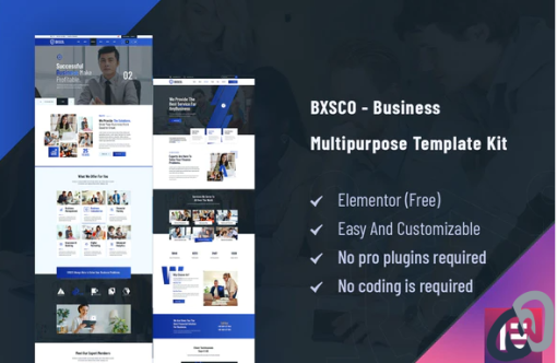 BXSCO Business Multipurpose Elementor Template Kit